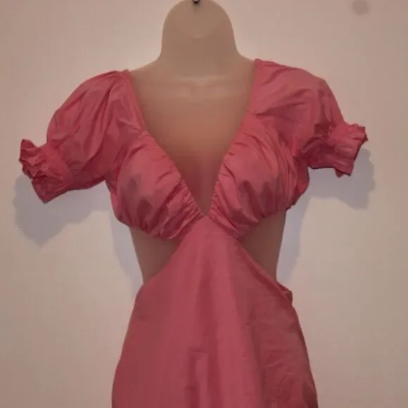 Alamour The Label Riviera Mini Dress Pink  Size Small - Picture 7 of 13